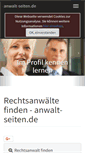 Mobile Screenshot of anwalt-seiten.de